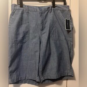🆕 KAREN SCOTT DENIM LOOK SHORTS (Size 10)